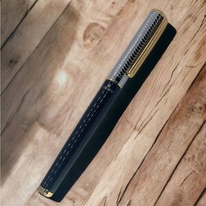 CROWN Sterling Silver & 14K Gold Ballpoint Pen w/ Stylus